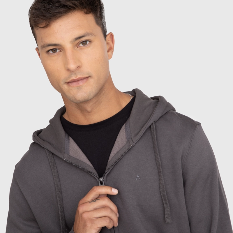 POLERON ZIPPER MOKA BLACK BUBBA - 3