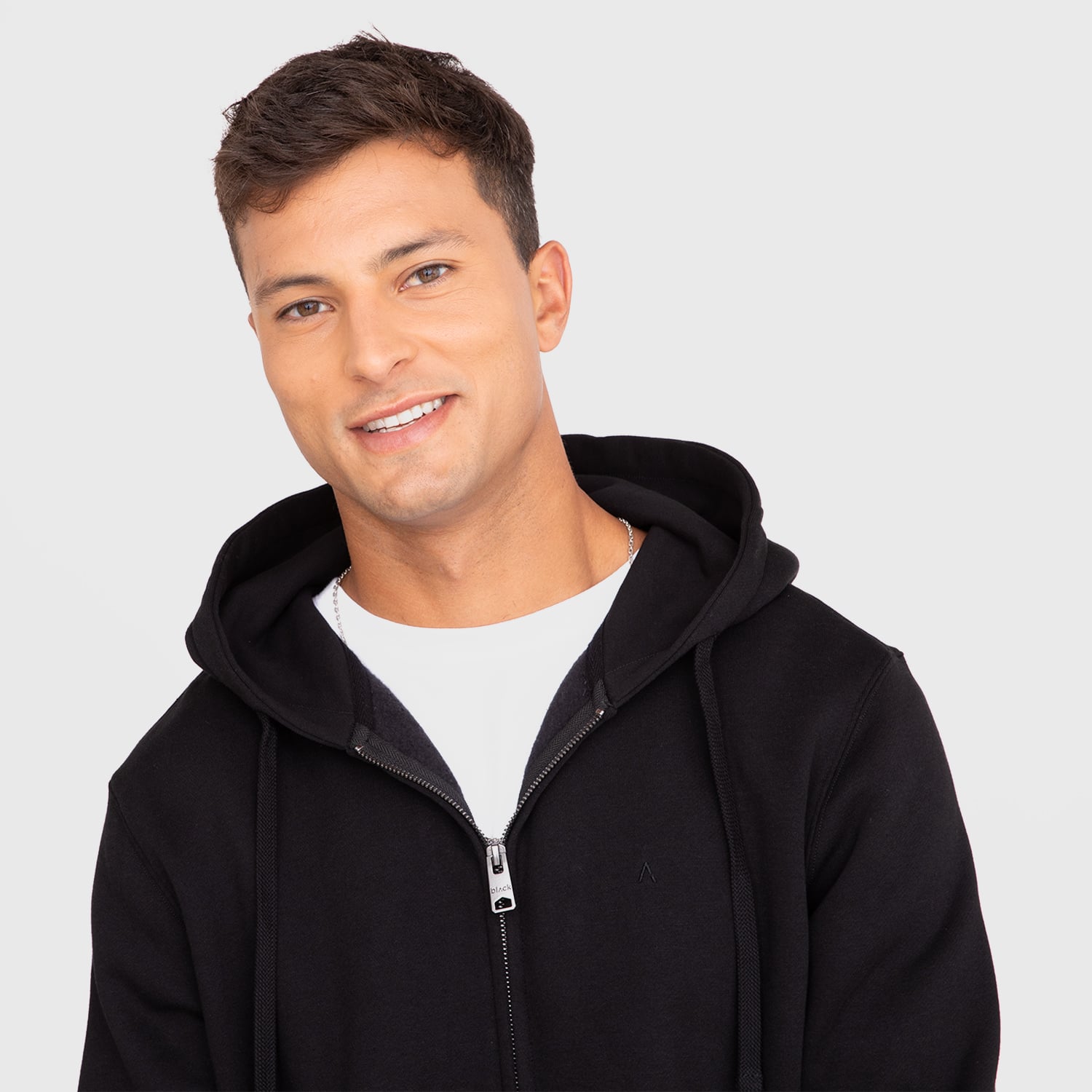 POLERON ZIPPER BLACK BLACK BUBBA - 4