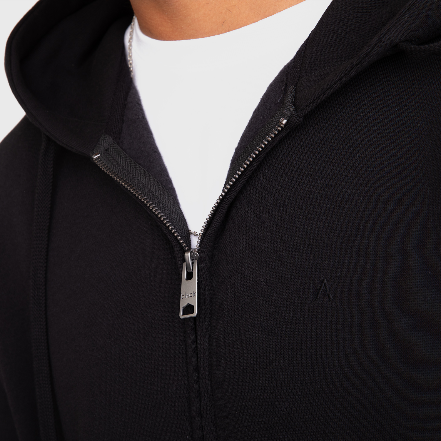 POLERON ZIPPER BLACK BLACK BUBBA - 5