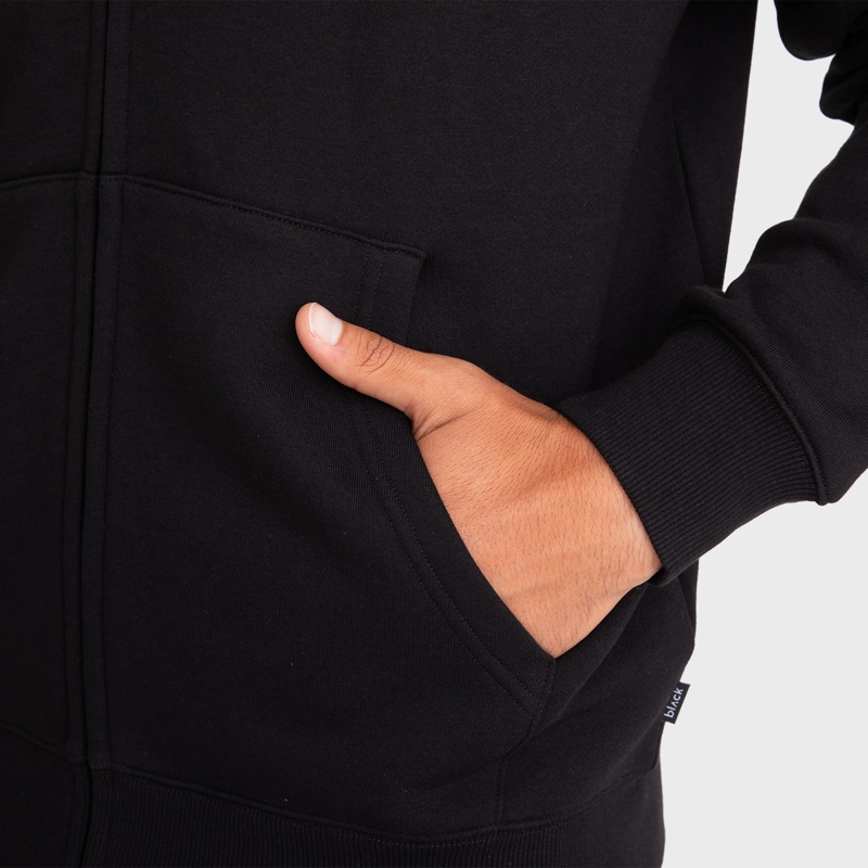 POLERON ZIPPER BLACK BLACK BUBBA - 6