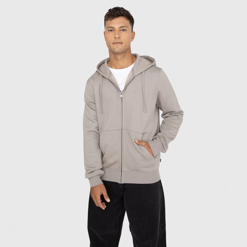 POLERON ZIPPER TAUPE BLACK BUBBA - 1