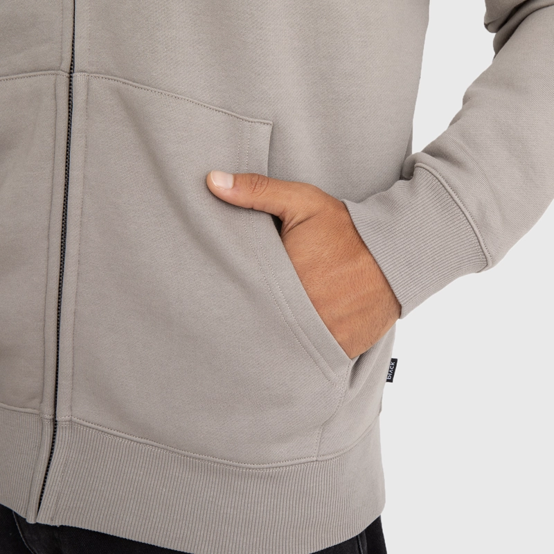 POLERON ZIPPER TAUPE BLACK BUBBA - 4