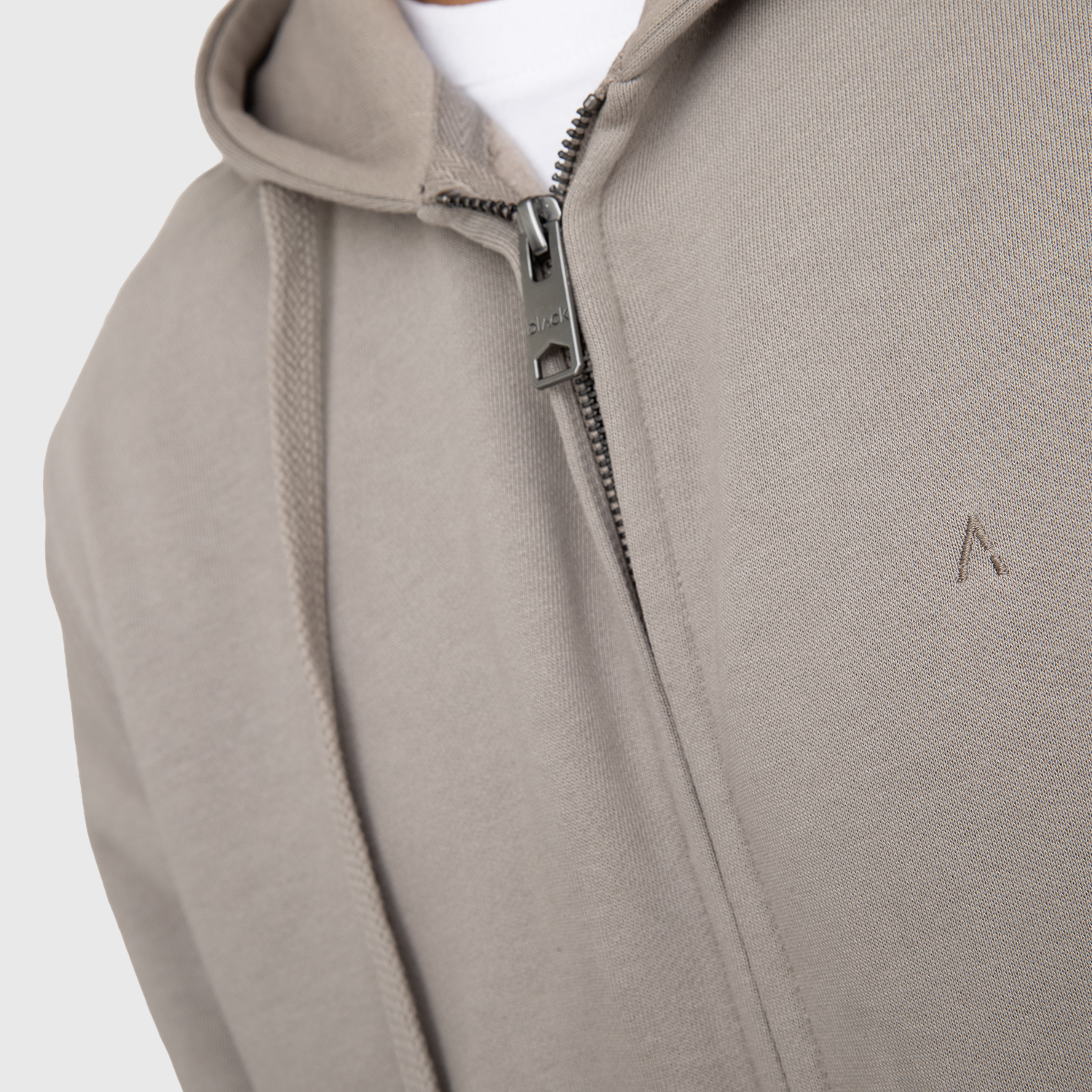 POLERON ZIPPER TAUPE BLACK BUBBA - 5