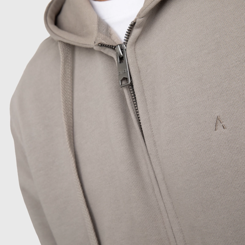 POLERON ZIPPER TAUPE BLACK BUBBA - 5