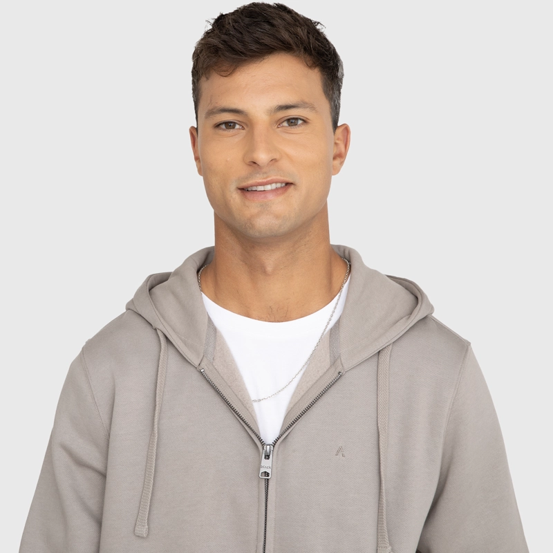 POLERON ZIPPER TAUPE BLACK BUBBA - 7