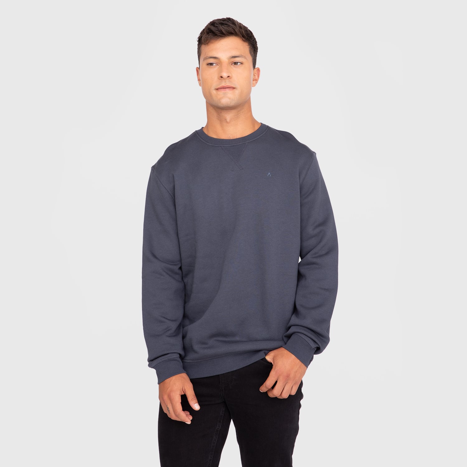 POLERON CREWNECK STONE BLACK BUBBA - 1