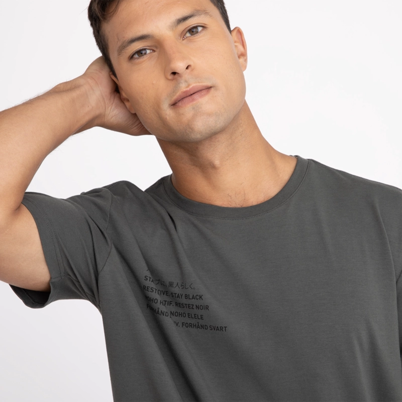 POLERA COTTON PERFORMANCE GREEN BLACK BUBBA - 3