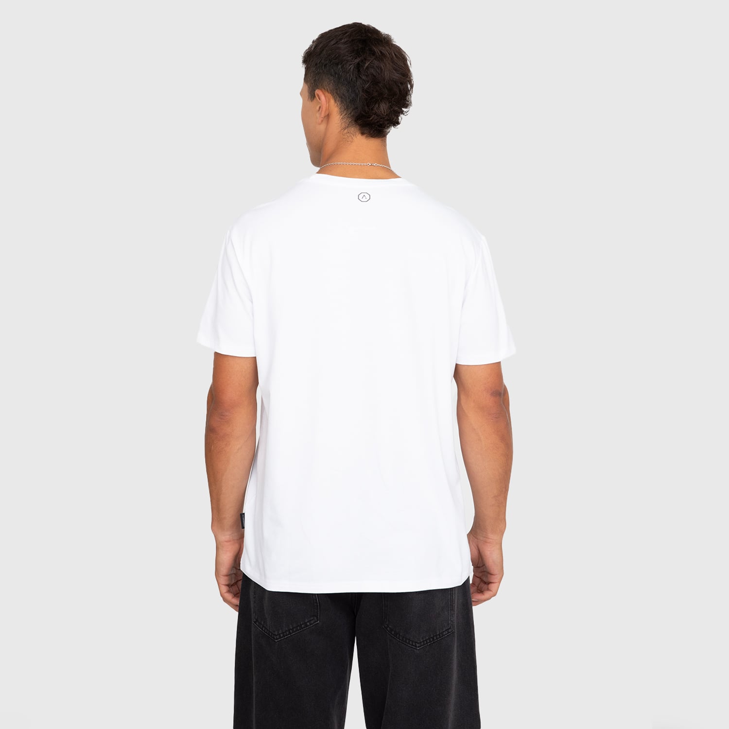 POLERA COTTON PERFORMANCE WHITE BLACK BUBBA - 2