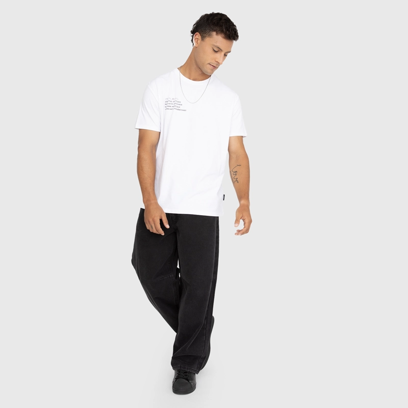 POLERA COTTON PERFORMANCE WHITE BLACK BUBBA - 5