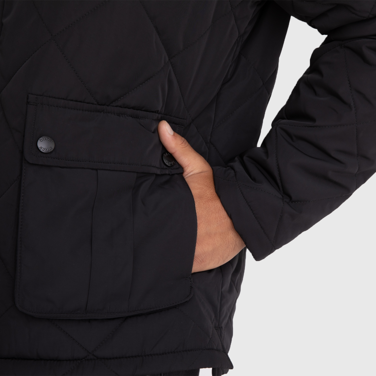 CHAQUETA BRITON BLACK BLACK BUBBA - 4