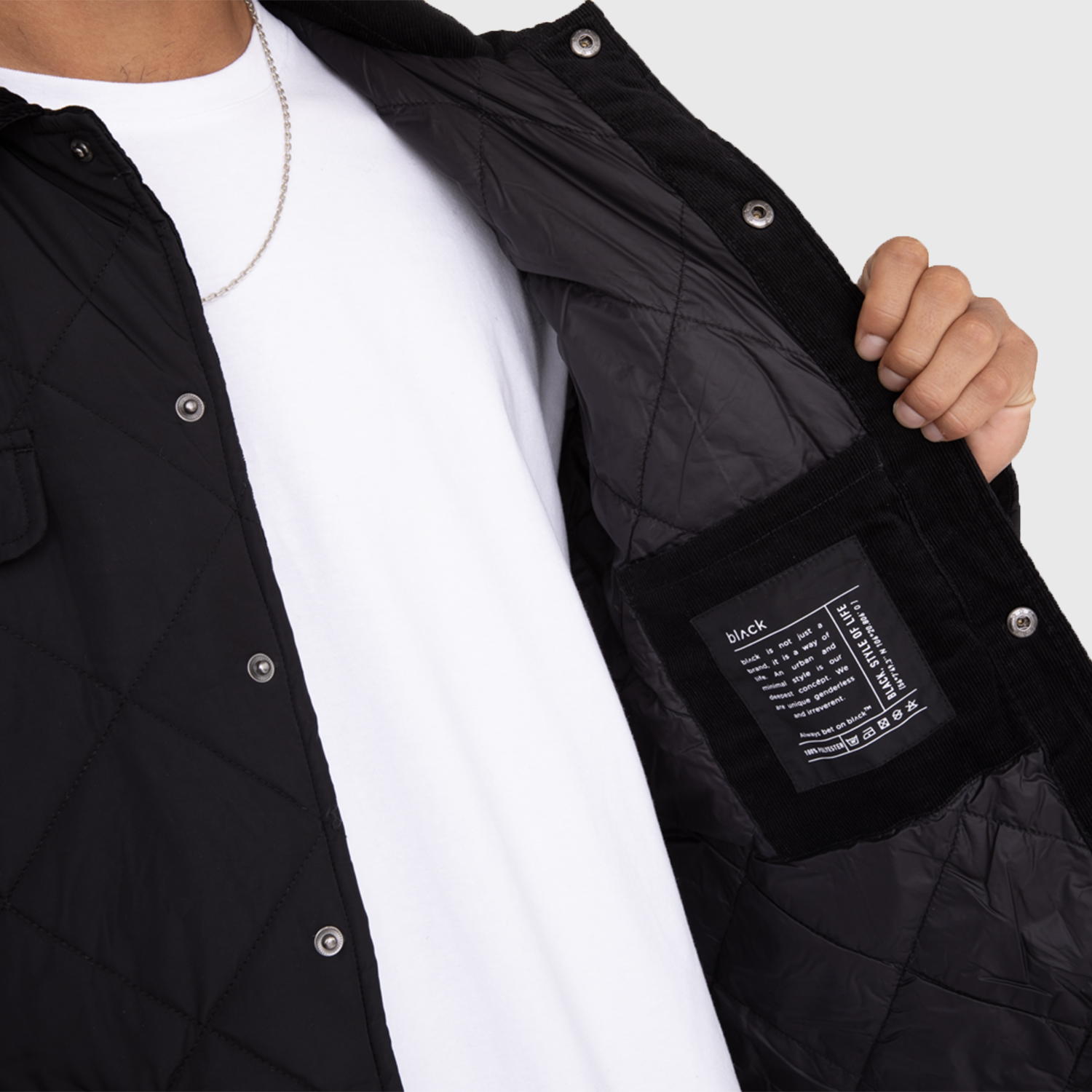 CHAQUETA BRITON BLACK BLACK BUBBA - 6