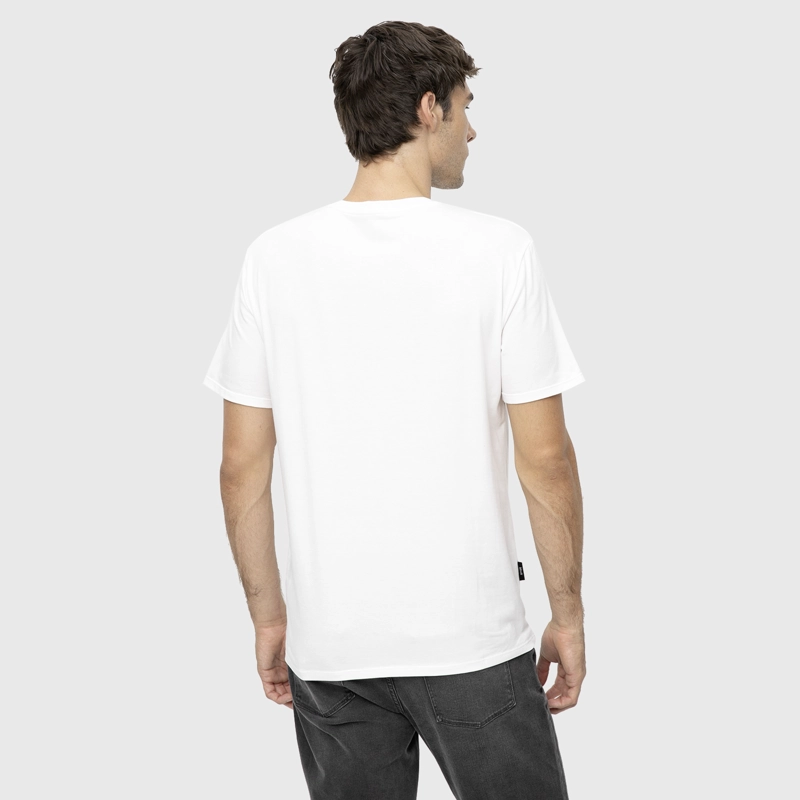 POLERA PERFORMANCE WHITE BLACK BUBBA - 3