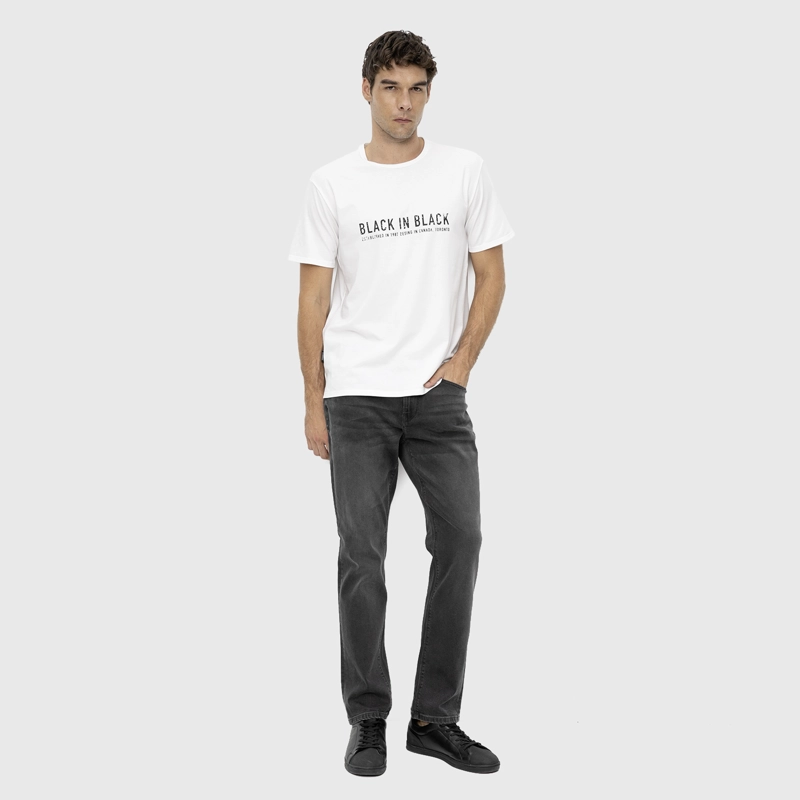 POLERA PERFORMANCE WHITE BLACK BUBBA - 5