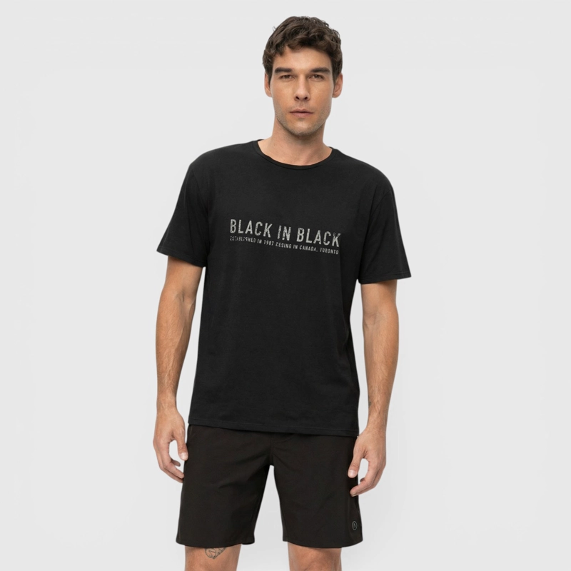 POLERA PERFORMANCE BLACK BLACK BUBBA - 1