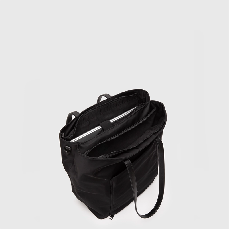 CARTERA TOTE BOSTON BLACK BLACK BUBBA - 3