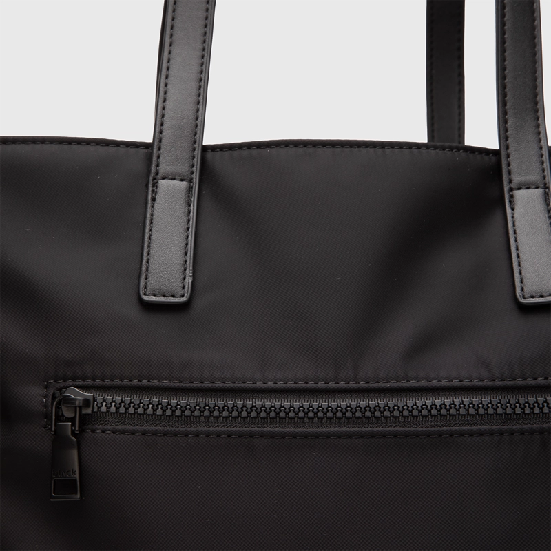 CARTERA TOTE BOSTON BLACK BLACK BUBBA - 6