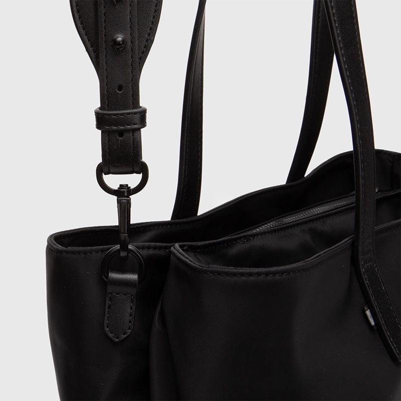 CARTERA TOTE BOSTON BLACK BLACK BUBBA - 8