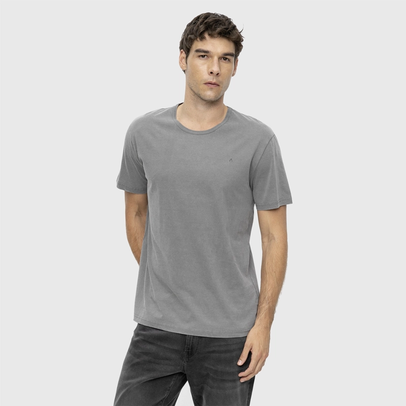 POLERA GARMENT DYE GREEN BLACK BUBBA - 1
