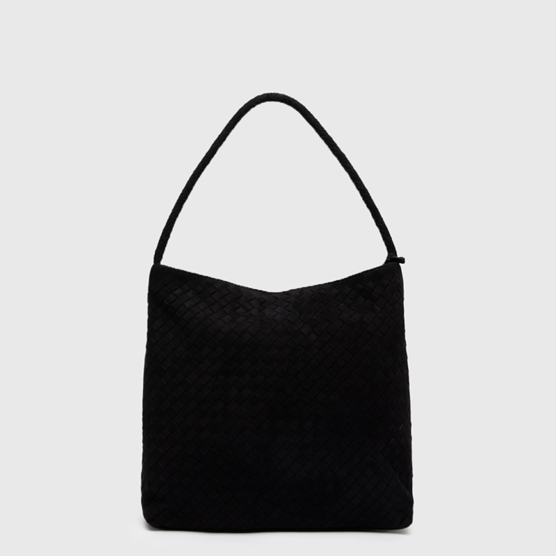 CARTERA TOTE SUEDE BRAIDS BLACK BLACK BUBBA - 3
