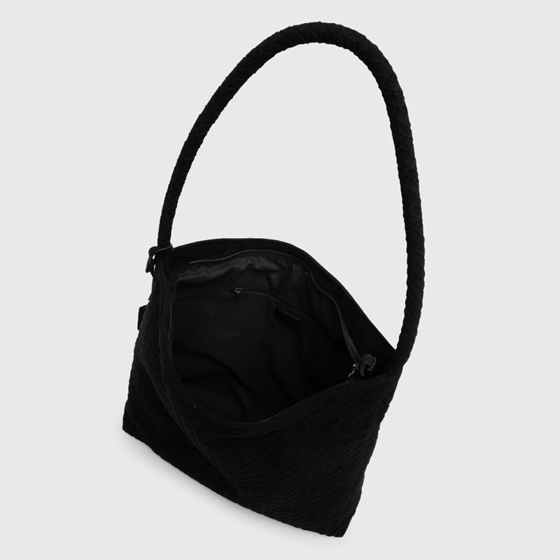 CARTERA TOTE SUEDE BRAIDS BLACK BLACK BUBBA - 4