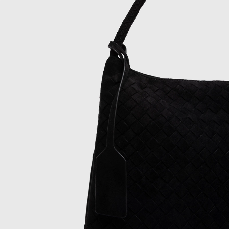 CARTERA TOTE SUEDE BRAIDS BLACK BLACK BUBBA - 5