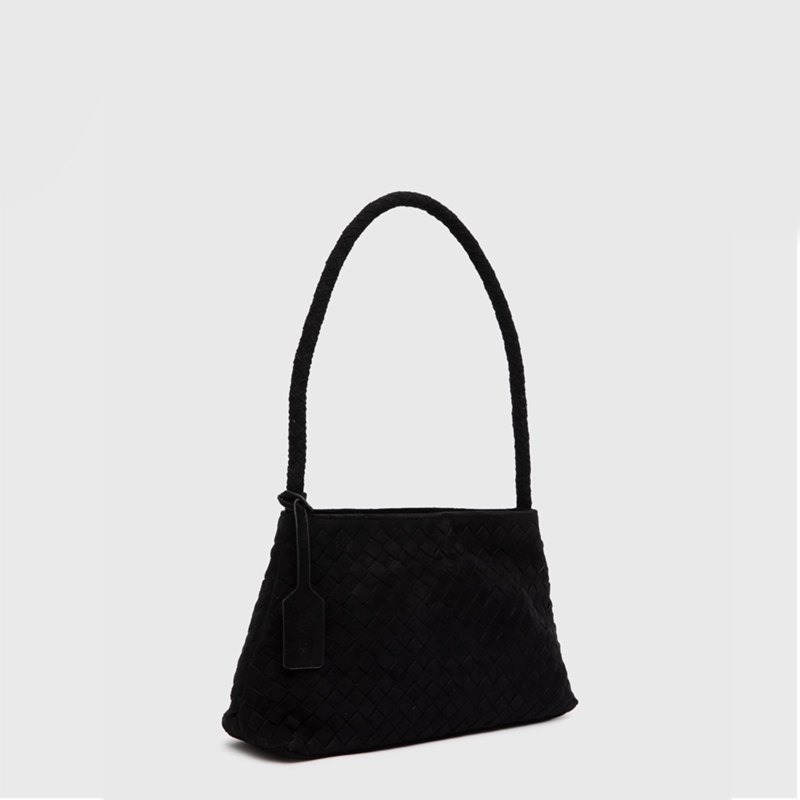 CARTERA SUEDE BRAIDS BLACK BLACK BUBBA - 3