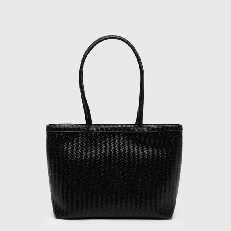 CARTERA TOTE BUSCKET BRAIDS BLACK BLACK BUBBA - 2