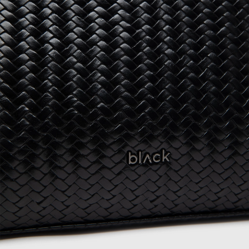 CARTERA TOTE BUSCKET BRAIDS BLACK BLACK BUBBA - 5