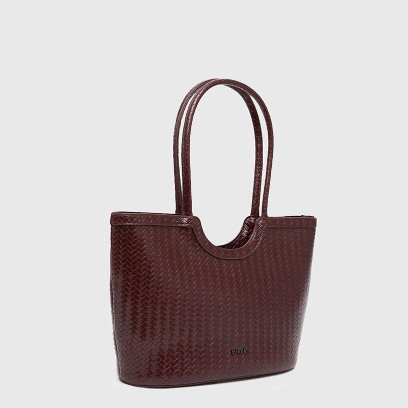 CARTERA BUSCKET BRAIDS VELVET BLACK BUBBA - 2