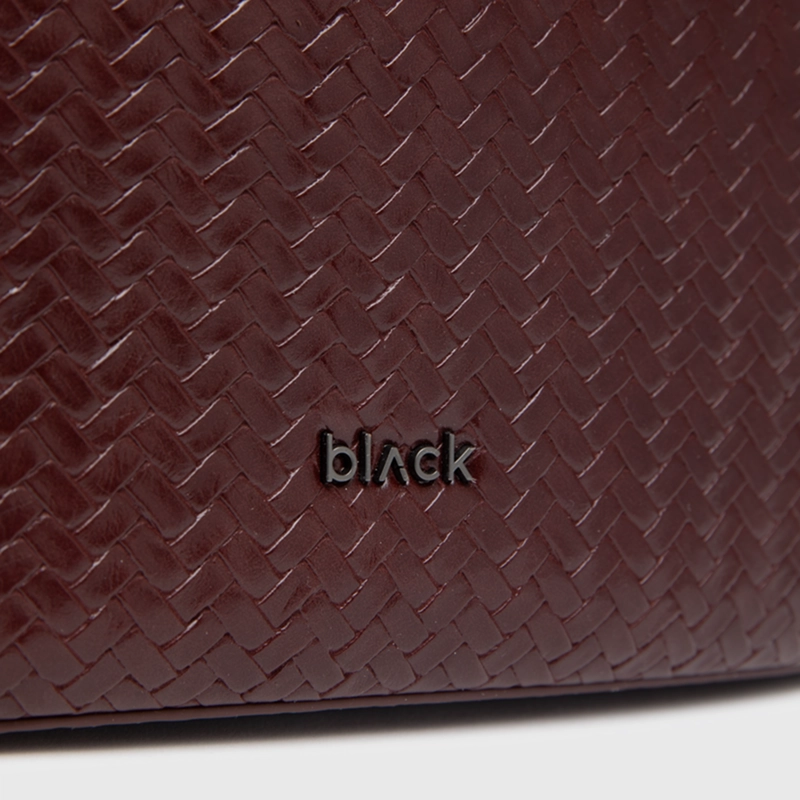 CARTERA BUSCKET BRAIDS VELVET BLACK BUBBA - 5