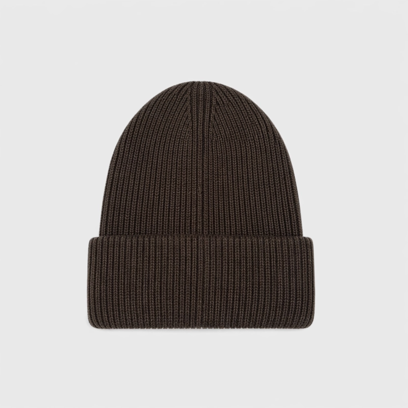 BEANIE LOGO MOKA BLACK BUBBA - 3