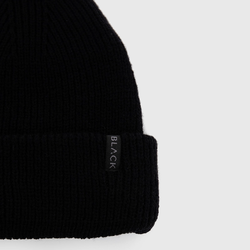 BEANIE STRAP BLACK BLACK BUBBA - 2