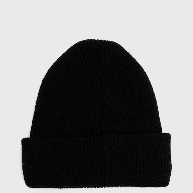BEANIE LOGO PATCH BLACK BLACK BUBBA - 2