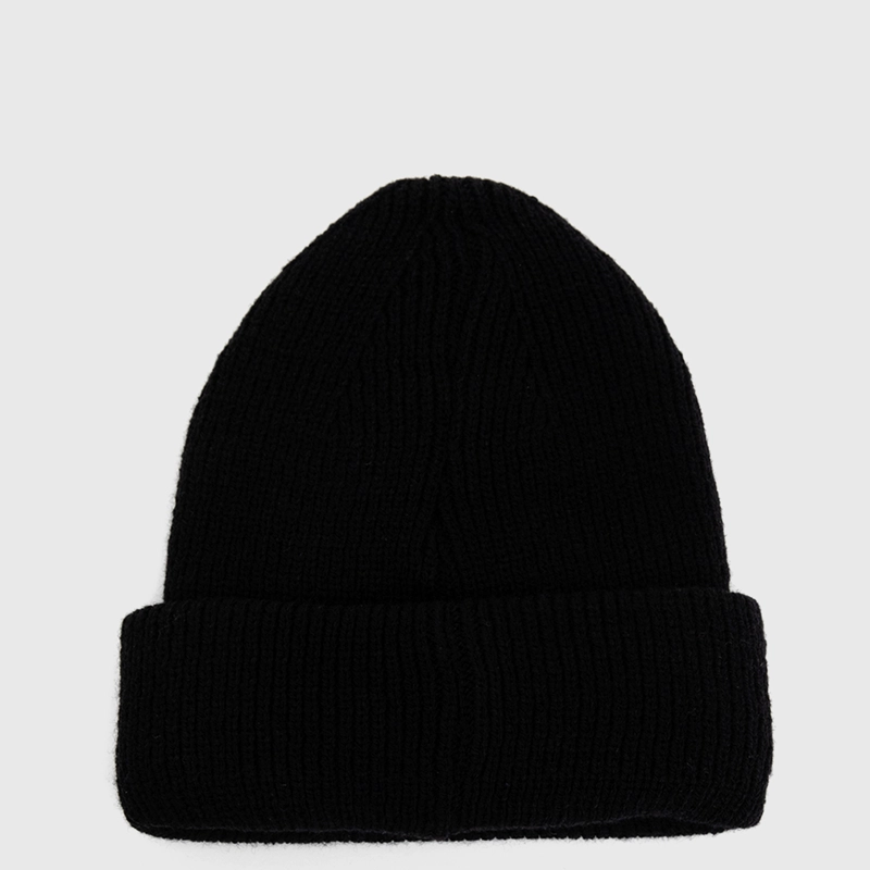 BEANIE BRAND PATCH BLACK BLACK BUBBA - 3