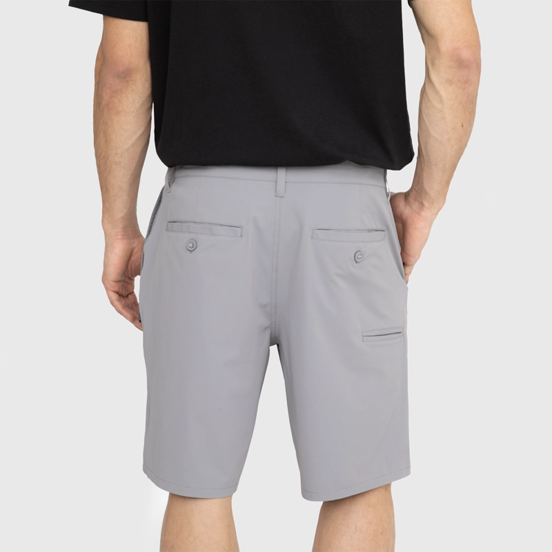 SHORT SPANDEX  GRIS BLACK BUBBA - 2