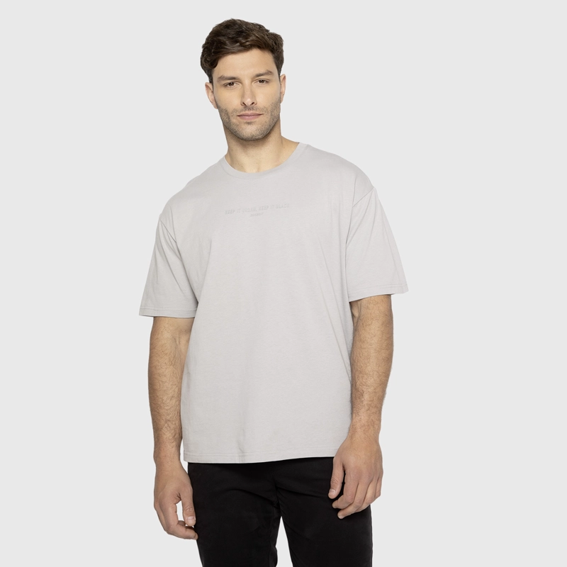 POLERA BROOKLYN GRIS CLARO BLACK BUBBA - 1