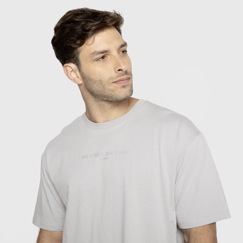 POLERA BROOKLYN GRIS CLARO BLACK BUBBA - 3