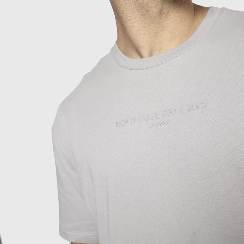 POLERA BROOKLYN GRIS CLARO BLACK BUBBA - 4