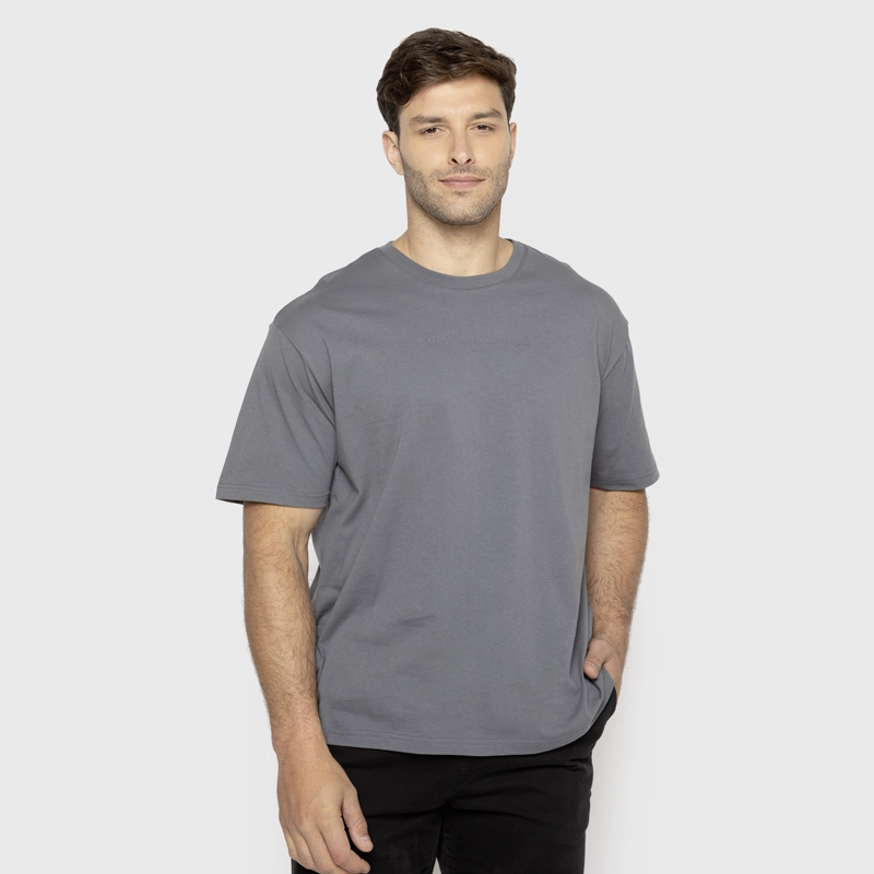 POLERA BROOKLYN GRIS OSCURO BLACK BUBBA - 1