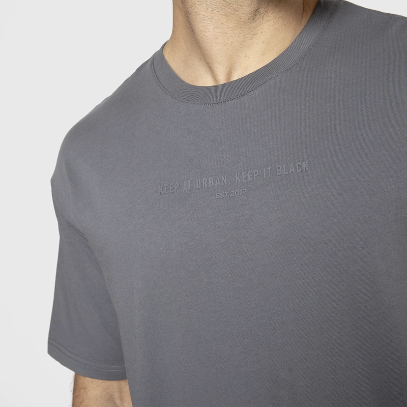 POLERA BROOKLYN GRIS OSCURO BLACK BUBBA - 4