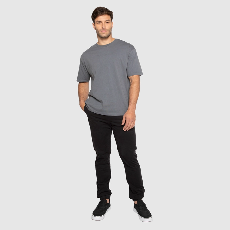 POLERA BROOKLYN GRIS OSCURO BLACK BUBBA - 5