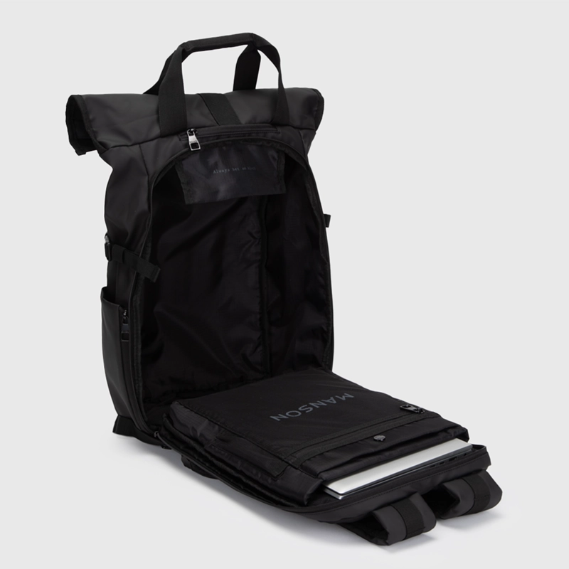 MOCHILA MANSON NEGRO BLACK BUBBA - 6