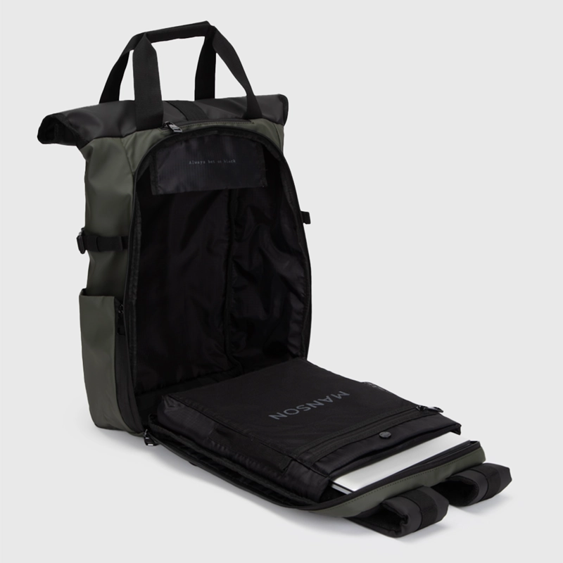MOCHILA MANSON MOSS BLACK BUBBA - 7