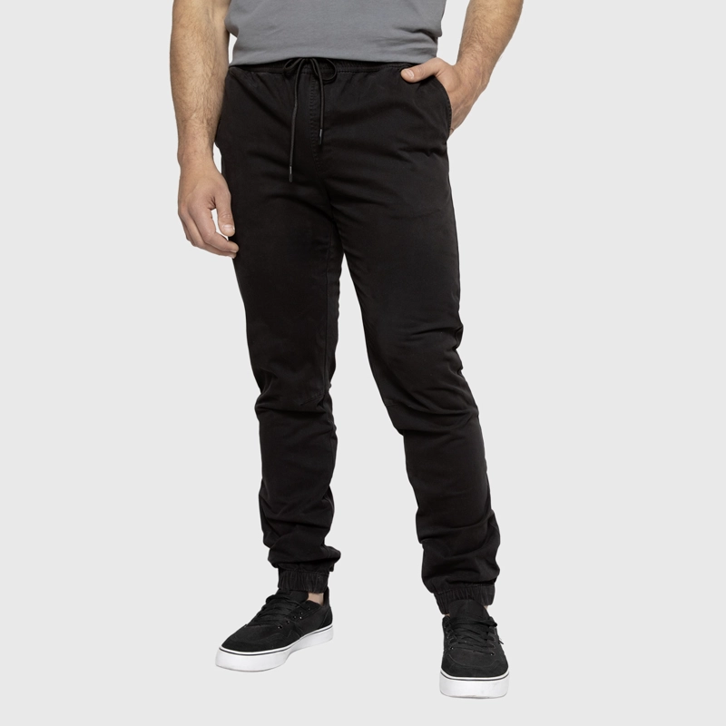PANTALON JOGGER NEGRO BLACK BUBBA - 1