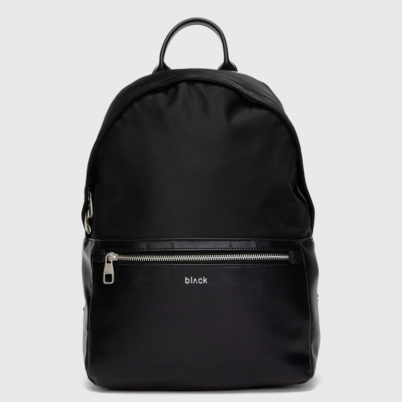 MOCHILA BROOKLYN BLACK BLACK BUBBA - 1