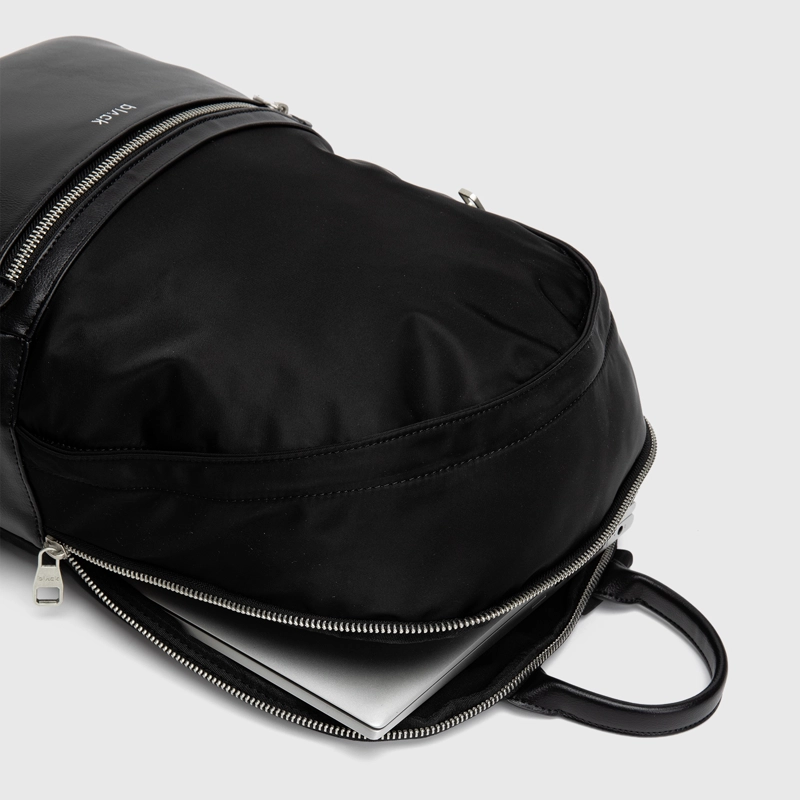 MOCHILA BROOKLYN BLACK BLACK BUBBA - 6