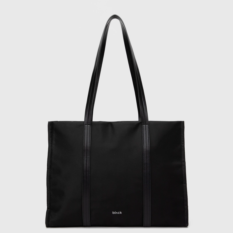 CARTERA TOTE BROOKLYN BLACK BLACK BUBBA - 1
