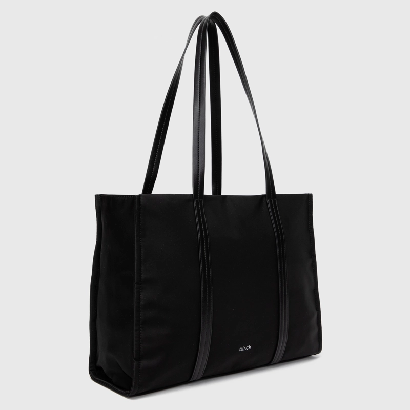 CARTERA TOTE BROOKLYN BLACK BLACK BUBBA - 3