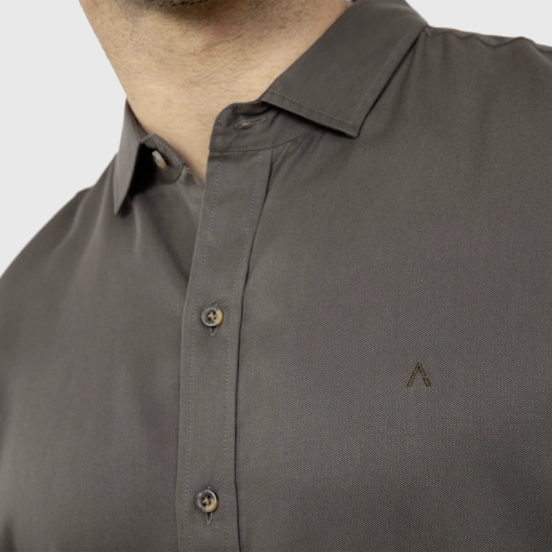 CAMISA SOFT MANGA LARGA MOKA BLACK BUBBA - 3