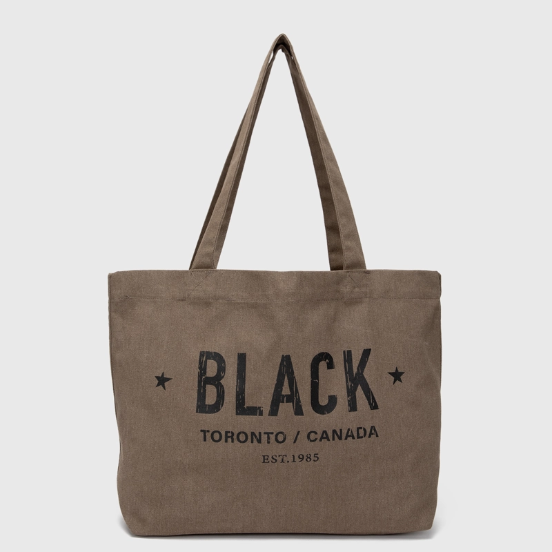 CARTERA TOTE STAR MOKA BLACK BUBBA - 1